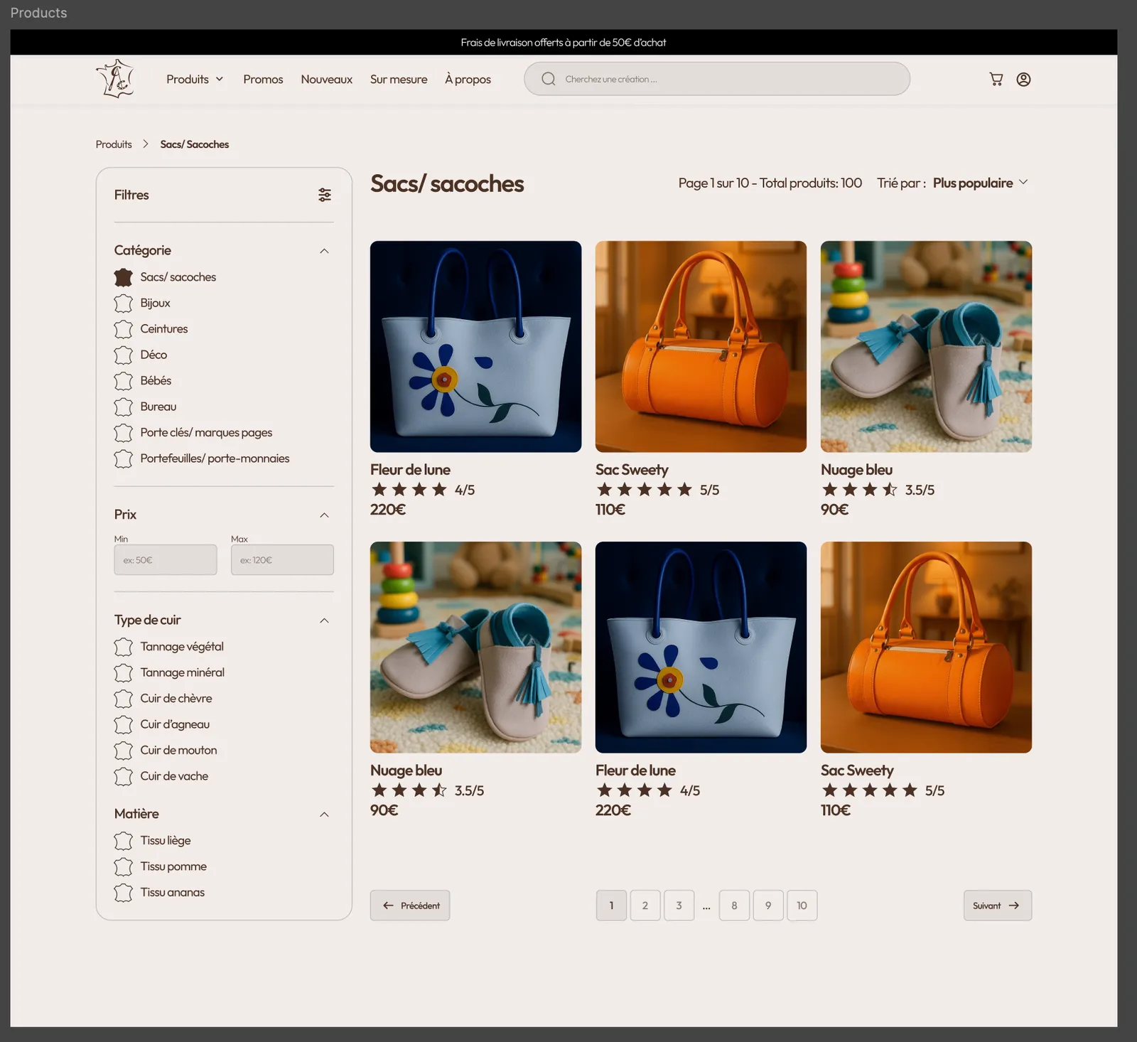 Site e-commerce view 2